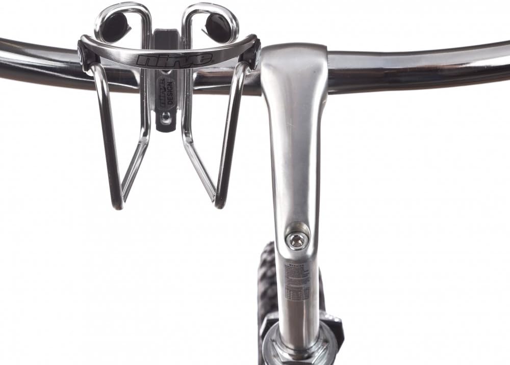 Nirve Drink Holder Caddy Silver Handlebar Mount
