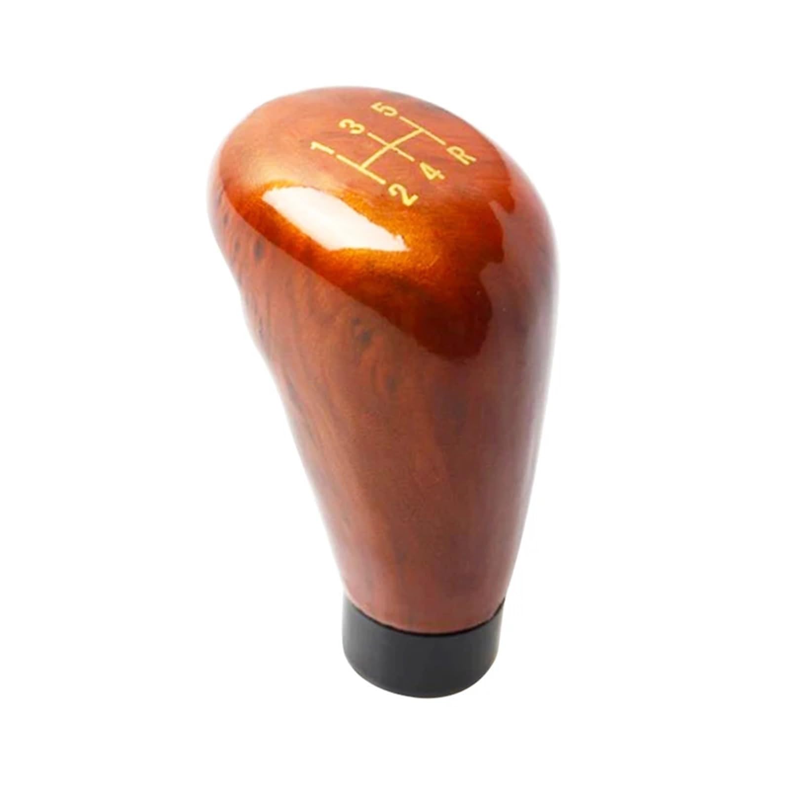 GXQKLSU Gear Shift Knob Universal Wood Color 5 Speed Gear Shift Knob Manual Transmission Gear Stick Lever Shifter Knob Gear Lever Tuning