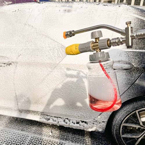 Sols et surfaces extérieures lavés par lance mousse auto - 3