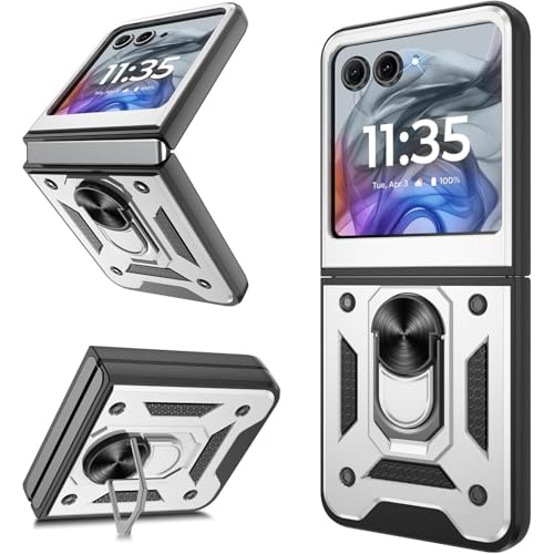 Coque Motorola Razr Ultra 2025 anneau support béquille étui rigide
