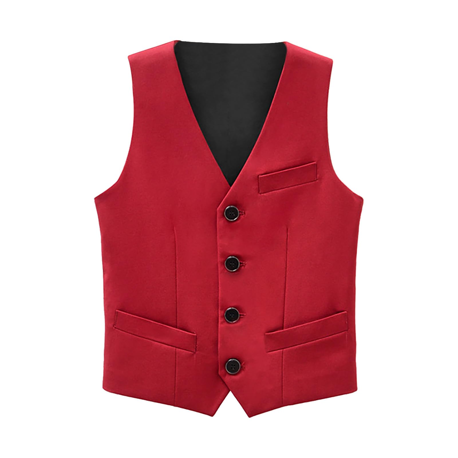 Generico Gilet Formale da Ragazzo A 4 Bottoni