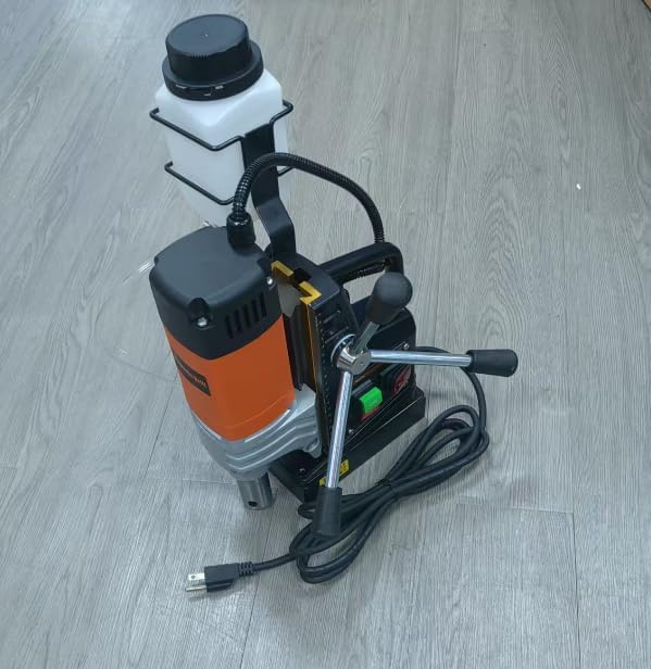 Mag Drill Press, 1850W 2" Boring Diameter, 2922Lbf Power Portable Magnetic Drill, 810 PRM, Variable Speed with Reversible, with 10Pcs Drill Bits 3Pcs Twist Drill and 1Pcs Plastic Box