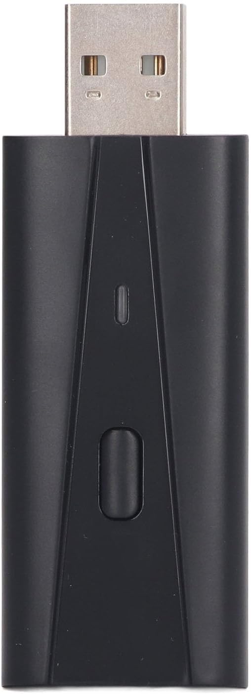 Alomejor Wireless Adapter ABS, Widely Compatible Keyboard Mouse Converter USB for PS4, PS5 Games, Plug and Play (VX Adapter)