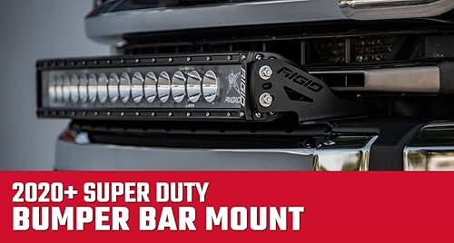 Miniatura 2 de Rigid 46732 Soporte de barra de luz para parachoques compatible con Ford SUPERDUTY 2020+ compatible con todas las barras de luz RIGID Industries de