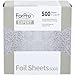 ForPro Professional Collection Expert Embossed Foil Sheets 500S, Aluminum Foil, Pop-Up Foil Dispenser, Hair Foils for Color Application and Highlighting Services, Food Safe, 5