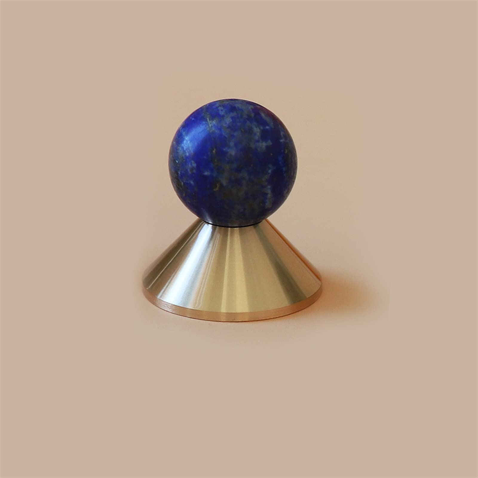 Bouton de meuble de luxe laiton et pierre pour une maison unique