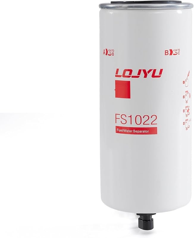 Fuel/Water Separator Filter for Fleetguard FS1022 for Cummins ISC/ISL | Fits Freightliner M2 and Monaco Diplomat; also for Kenworth/Peterbilt applications