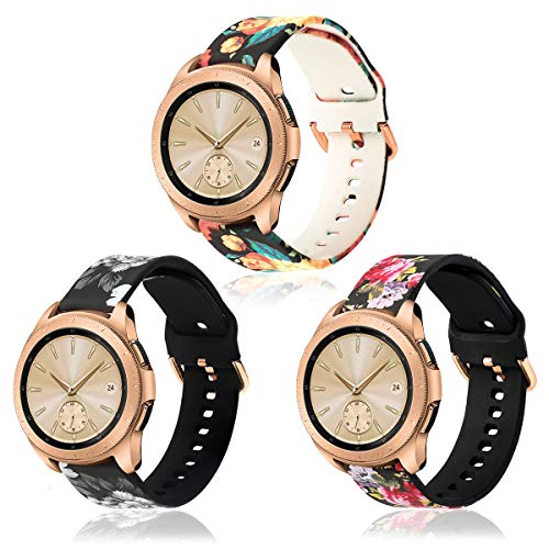 Koreda Compatible with Samsung Galaxy Watch (42mm)/Galaxy Watch Active/Active2 Bands Sets, 20mm Soft