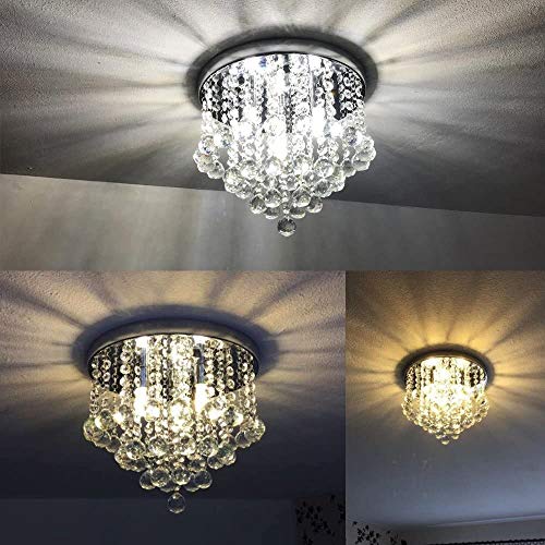 Lumières en cristal de chambre au design géométrique et finitions soignées