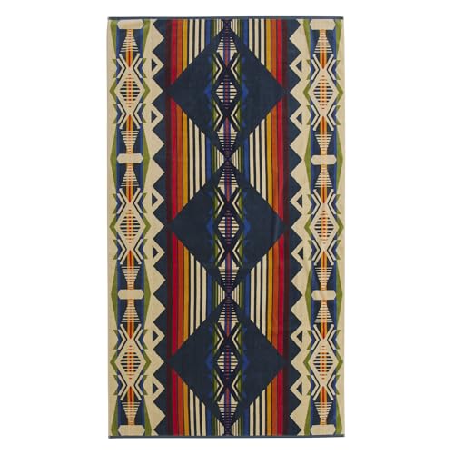 Pendleton Oversized Jacquard Spa Towels 40 x 70 inches Bath Towels 100% Cotton Soft and Quick Dry for the Beach Hot Tub Pool - Creekside