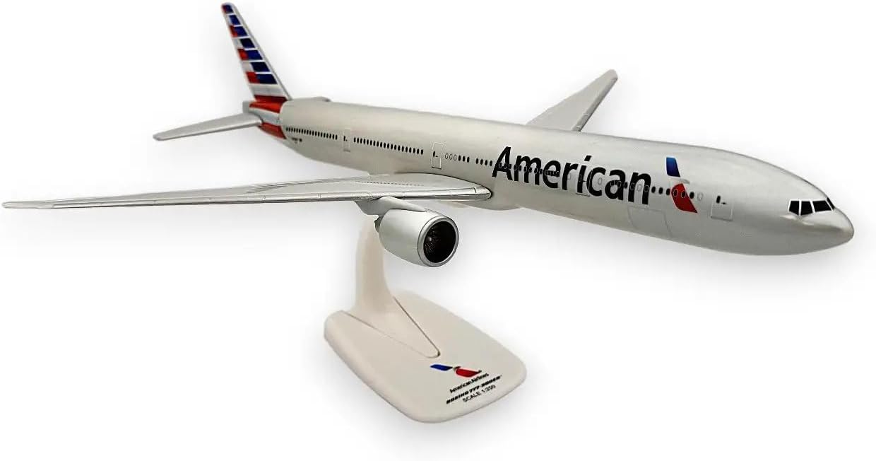 Limox Boeing 777-300ER American N736AT 1200 model aircraft