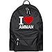 Produktbild Rucksack Classic I Love Amman schwarz - Lustig Witzig Sprüche Party Tasche