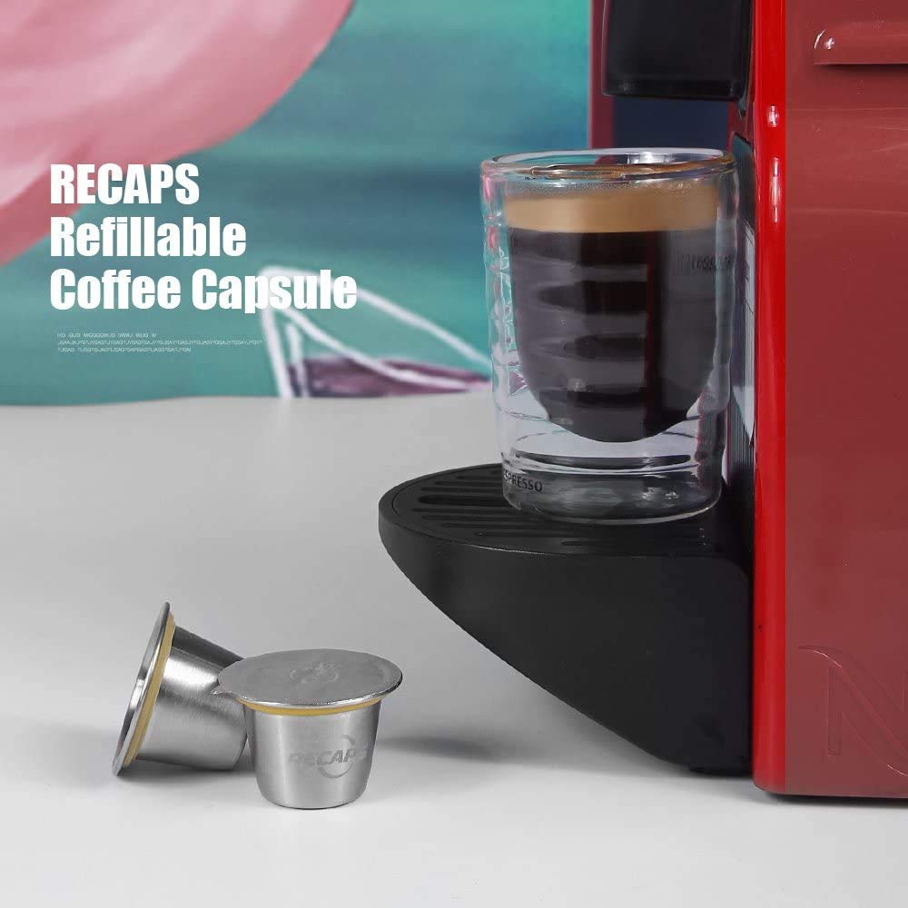 RECAPS Stainless Steel Refillable 