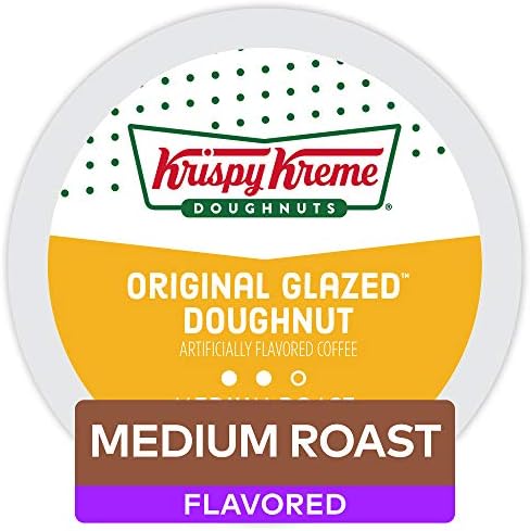 Krispy Kreme Original Glazed Doughnut, Single-Serve Keurig K-Cup Pods, Flavored Medium Roast Coffee, 72 Count