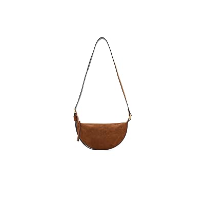 AllSaints Half Moon Suede Crossbody Cross Body Women
