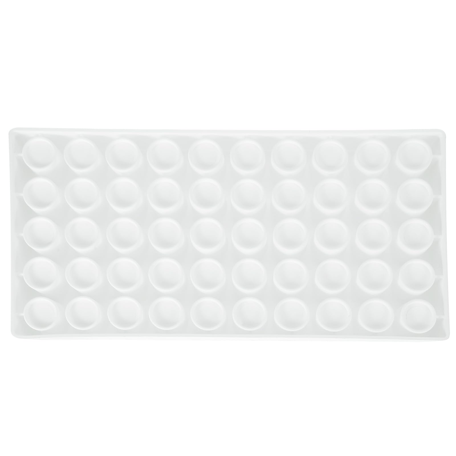 PATIKIL Vial Halter Für 4ml Autosampler Fläschchen 4er Pack Fläschchen Halter 50-Well Stapelbarer Reagenzglasständer Halter Für Mikrozentrifugenröhrchen Weiß