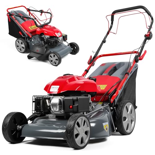 Lawn Mower, 20-Inch Self Propelled Gas Lawn Mower, 173cc Gas