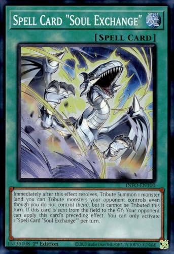 Spell Card Soul Exchange - INFO-EN100 - Super Rare - 1st Edition