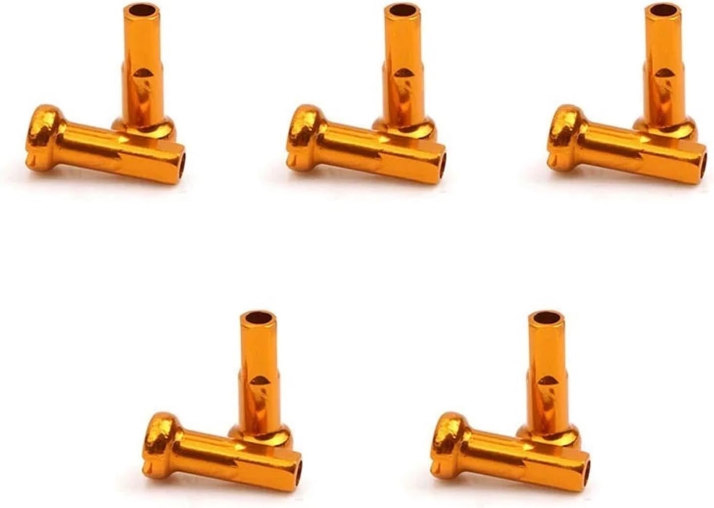 Spoke Nipples 50pcs Road Bike High Strength Aluminum Alloy Spoke Nipple 14G 2.0 14mm 2mm Spoke Cap Accessories Parts