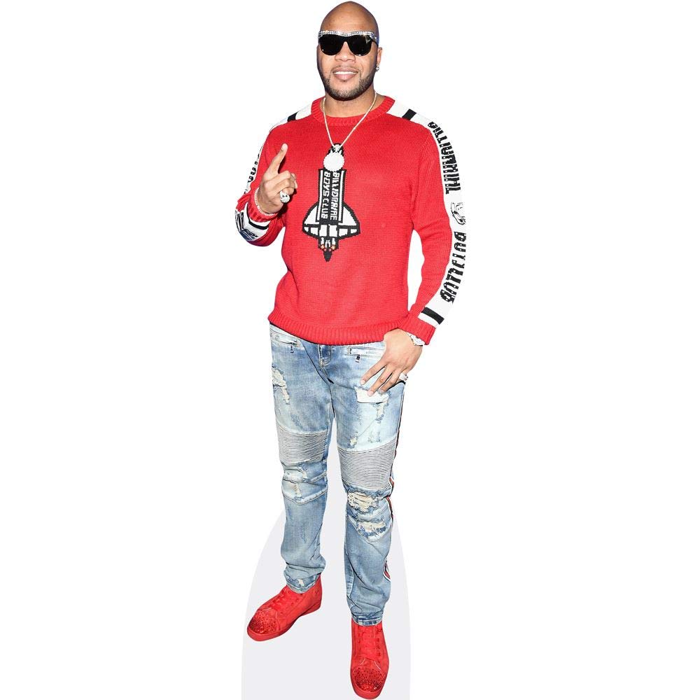 Celebrity Cutouts Mini Size Cutout Flo Rida (Red Jumper)