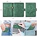 Eoehro Passport Holder for Travel Essentials, Passport Wallet Cover Case for Travel Must Haves Accessories,Passport Book Holders for Women and Men(dark green)