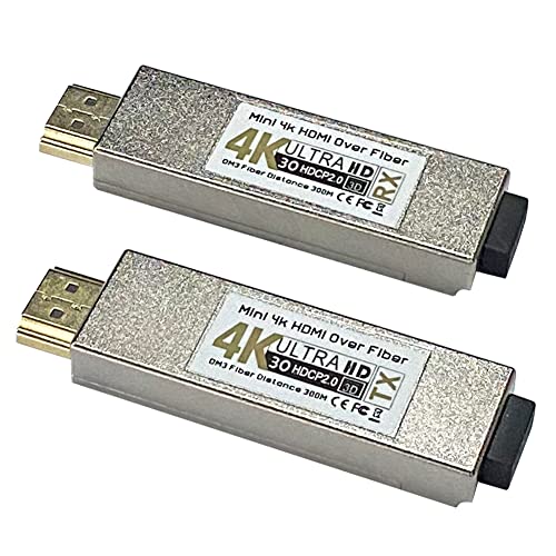 Flash Deals - 40% OFF Elenzk Uncompressed Mini 4K HDMI Fiber Extender, 4Kx2K 30Hz HDMI 1.4a Video Optical Transceiver, Up to 300m Over OM3 Multimode Fiber Flash Deals - 40% OFF Elenzk Uncompressed Mini 4K HDMI Fiber Extender, 4Kx2K 30Hz HDMI 1.4a Video Optical Transceiver, Up to 300m Over OM3 Multimode Fiber