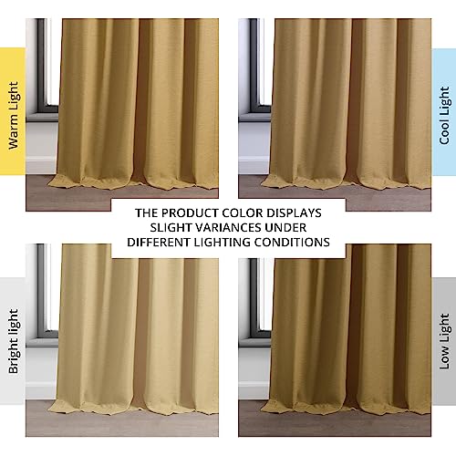 HPD Half Price Drapes Bellino Room Darkening Curtains 84 Inches Long Curtains for Bedroom & Living Room (1 Panel), 50W x 84L - Image 3
