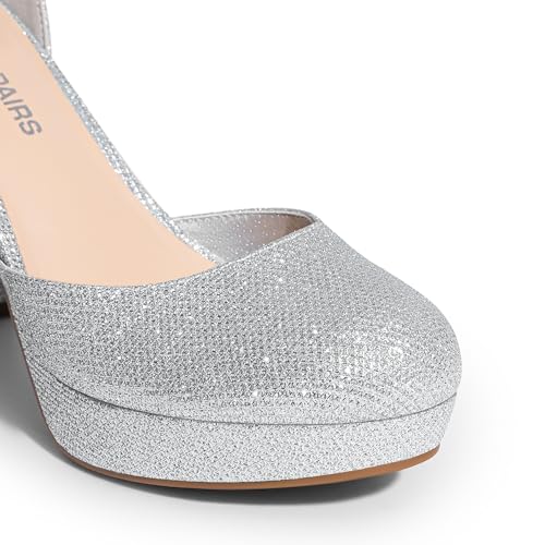 Image of DREAM PAIRS Women's Platform Chunky Closed High Heels