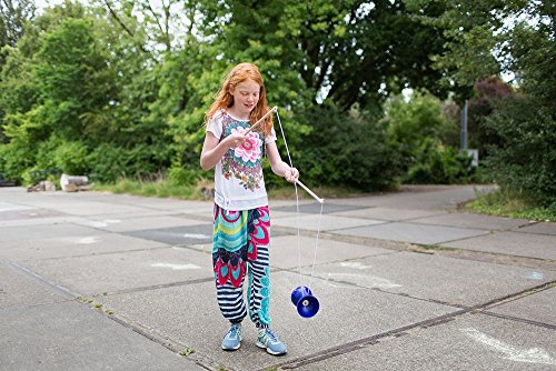 Diabolo spiele - Koordination Kompaktes Outdoor Spiel - Draussen spielzeug Kinder, Blau