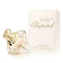 Chopard Brilliant Wish 75 ml – Eau de Parfum da Donna – Fragranza Fresca Floreale – Note Frizzanti di Pepe Rosa, Gelsomino Stellato e Foglie di Violetta – Flacone in Vetro Trasparente