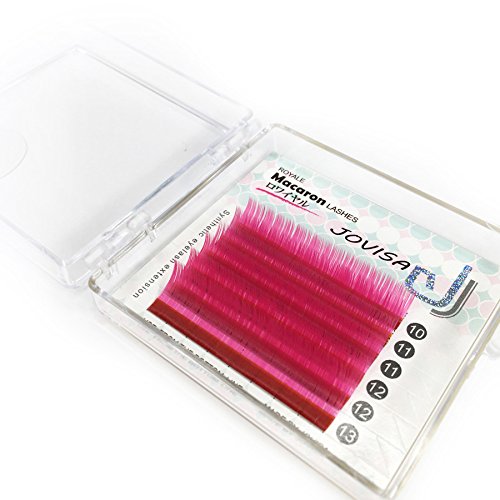 JOVISA Macaron Lash 0.07 / C/Mix Tray 17 Different Color Options 6 Rows/Tray
