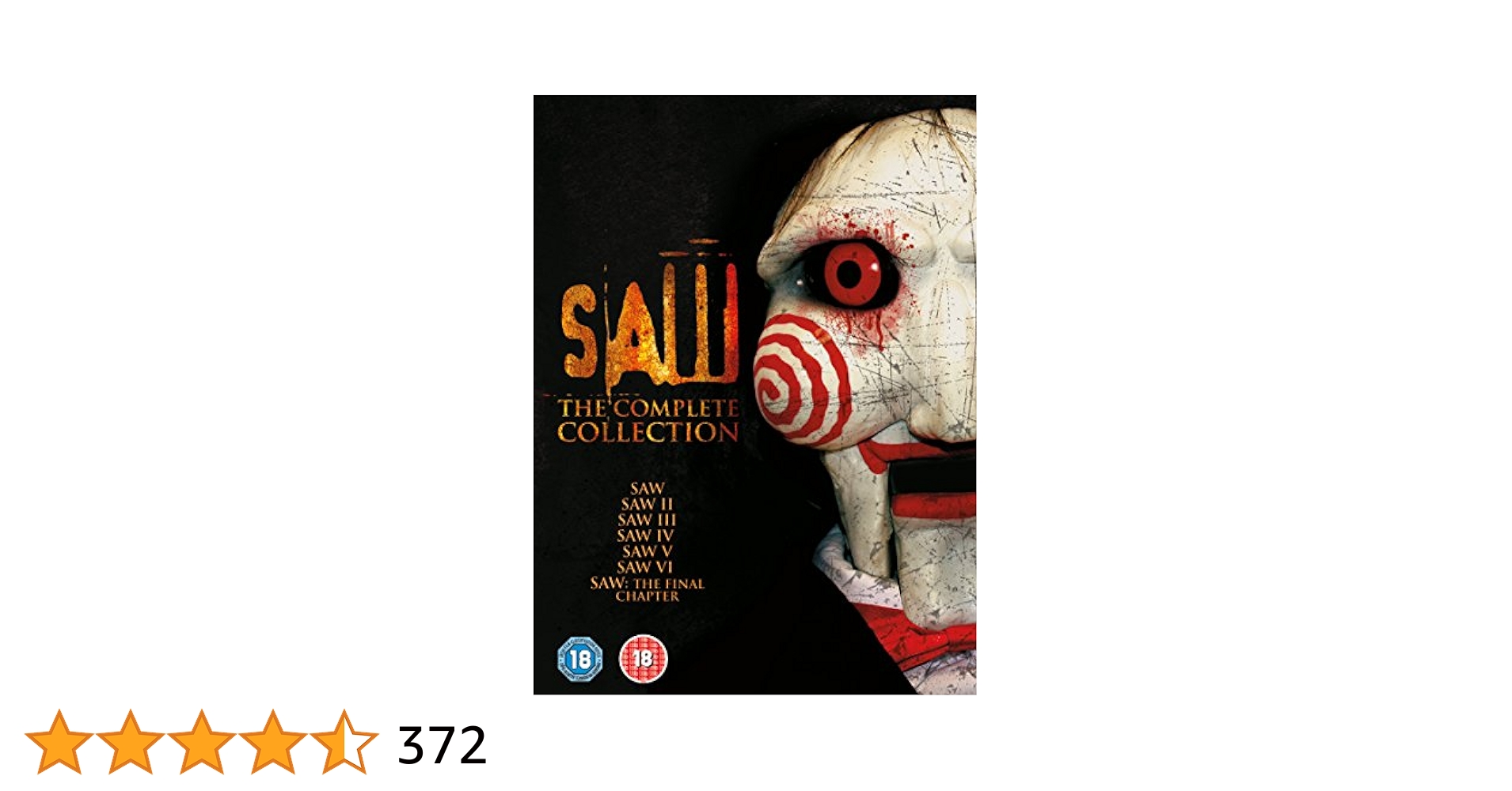 Saw 1-7: The Complete Collection [DVD] [2016]: Amazon.co.uk