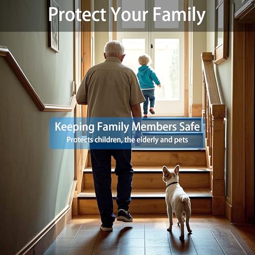 Protector de borde de escalera autoadhesivo y antideslizante de vinilo flexible 7