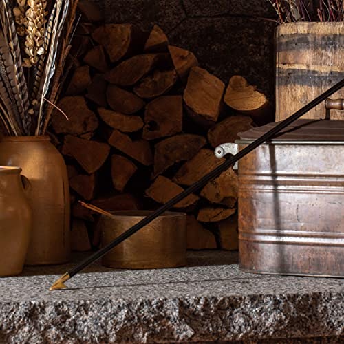 Original Blo-Poke Fireplace Tool, Classic Metal Blow Poke Fireplace Tool for Safe, Effortless Fire Building in Your Hearth - Handcrafted, Heavy-Duty Design, Great Gift