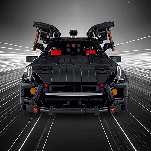 TopBau Technik 1/14 Modular Auto Bausteine, 1160+ Teile Retro Sportwagen Modell, Klassische Rennauto Rennwagen… – Bild 4