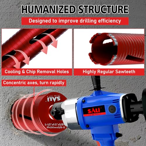 SALI 3-Inch Diamond Core Drill Bit