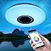 Youool lamparas de techo led dormitorio modernas,36W Lámpara De Techo Led Con Altavoz Bluetooth,focos led interior techo,Iluminación RGB ajustable,APP Mando a Distanci