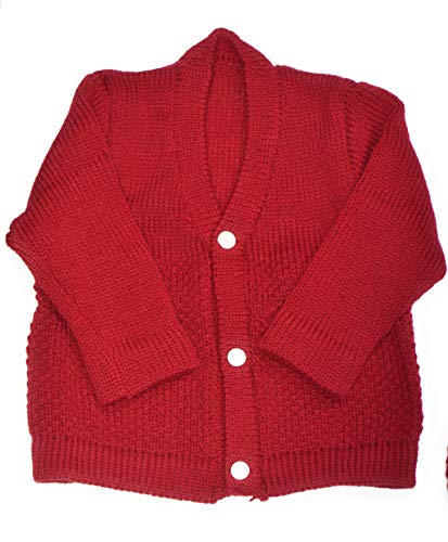 Image of Born Baby Woolen Sweater (3 Piece - 1 Sweater, 1 Cap, 1 Pair of Socks)| (Small 0-6 Months, Large 6-18 Months)