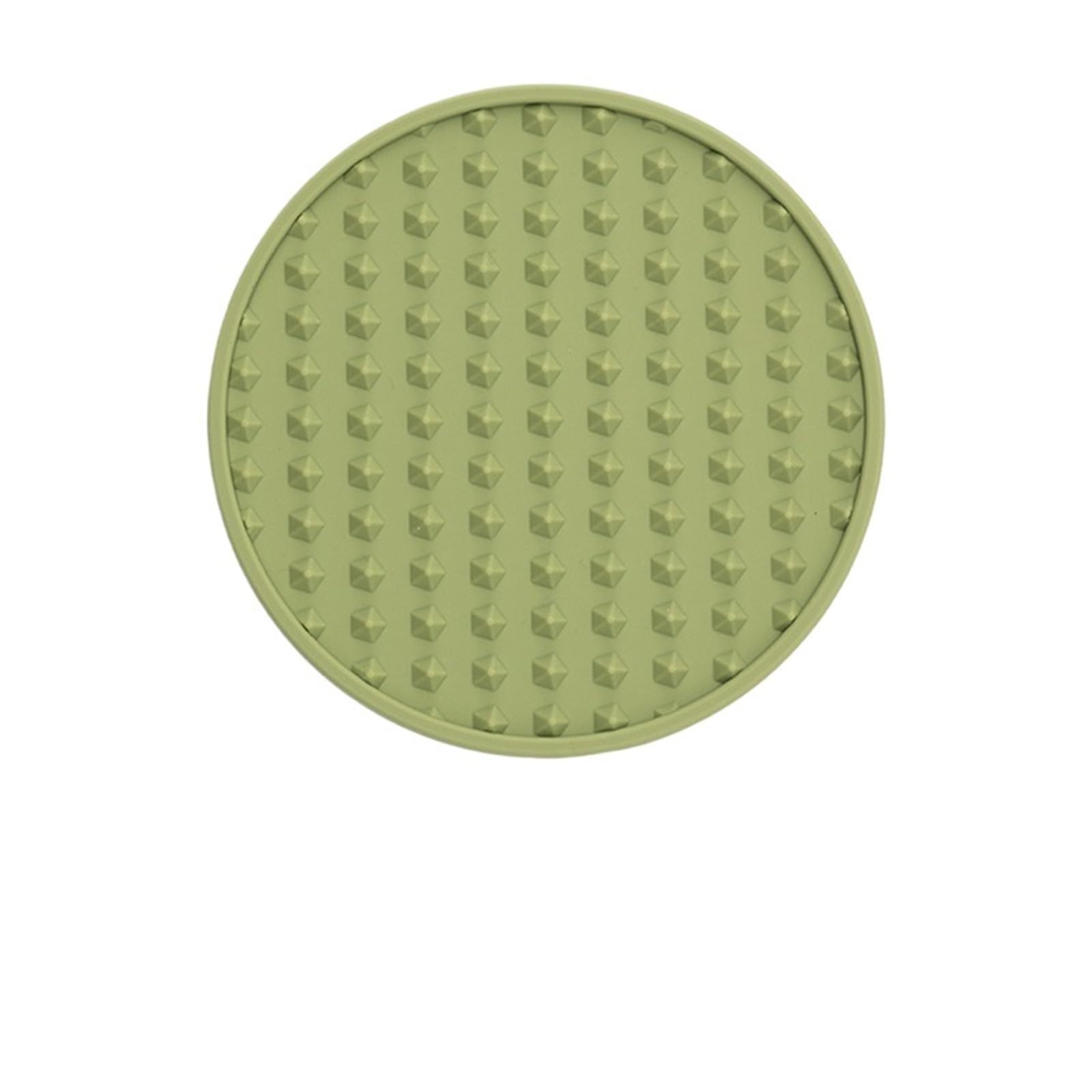 10Pcs Heat Resistant Silicone Mat Drink Cup Coasters Non Slip Pads Pot Holder Table Place for Cap(Color3,No support)
