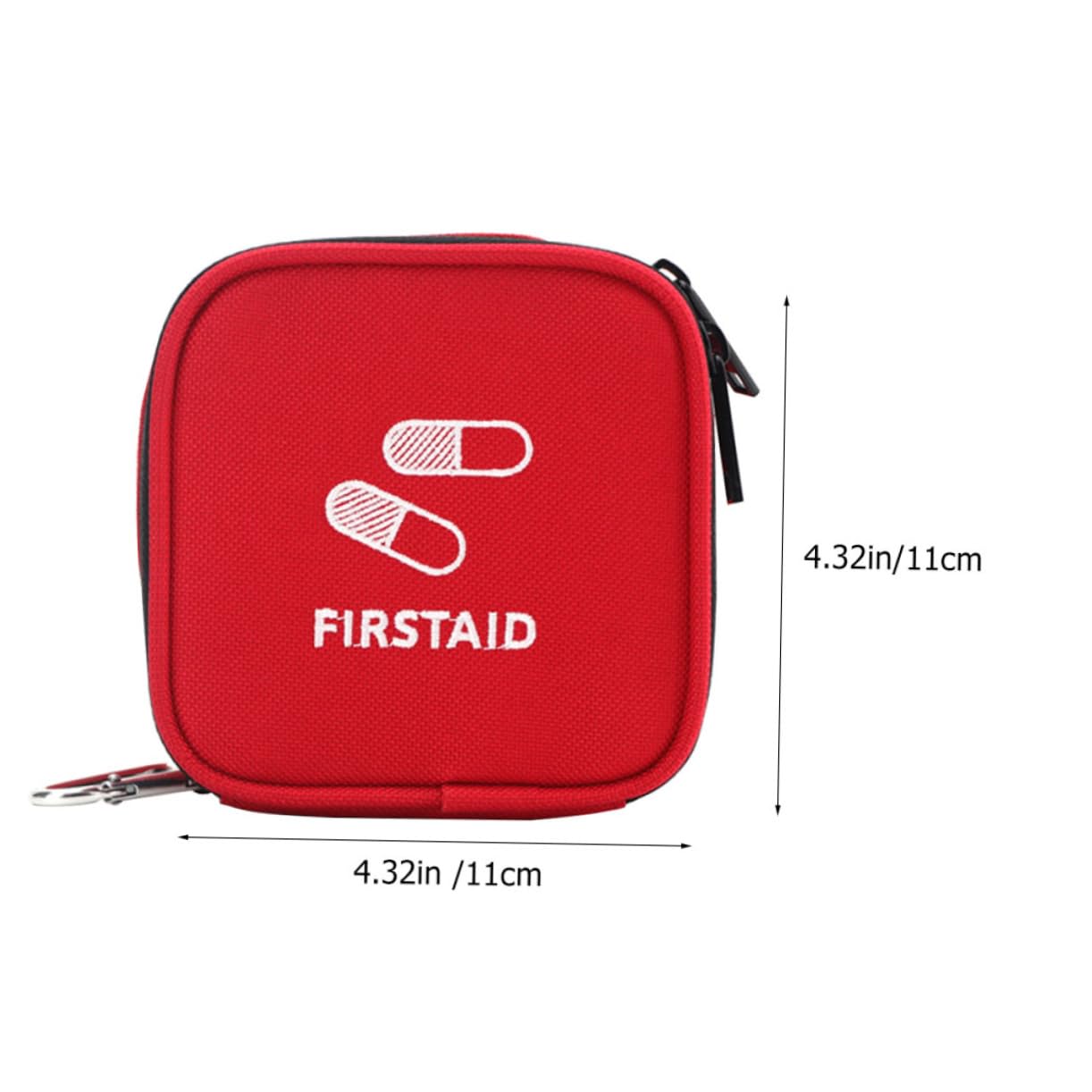Didiseaon First Aid Kit Mini Camping Emergency Pouch Portable Medical Storage Bag Oxford Cloth Multi-Pocket