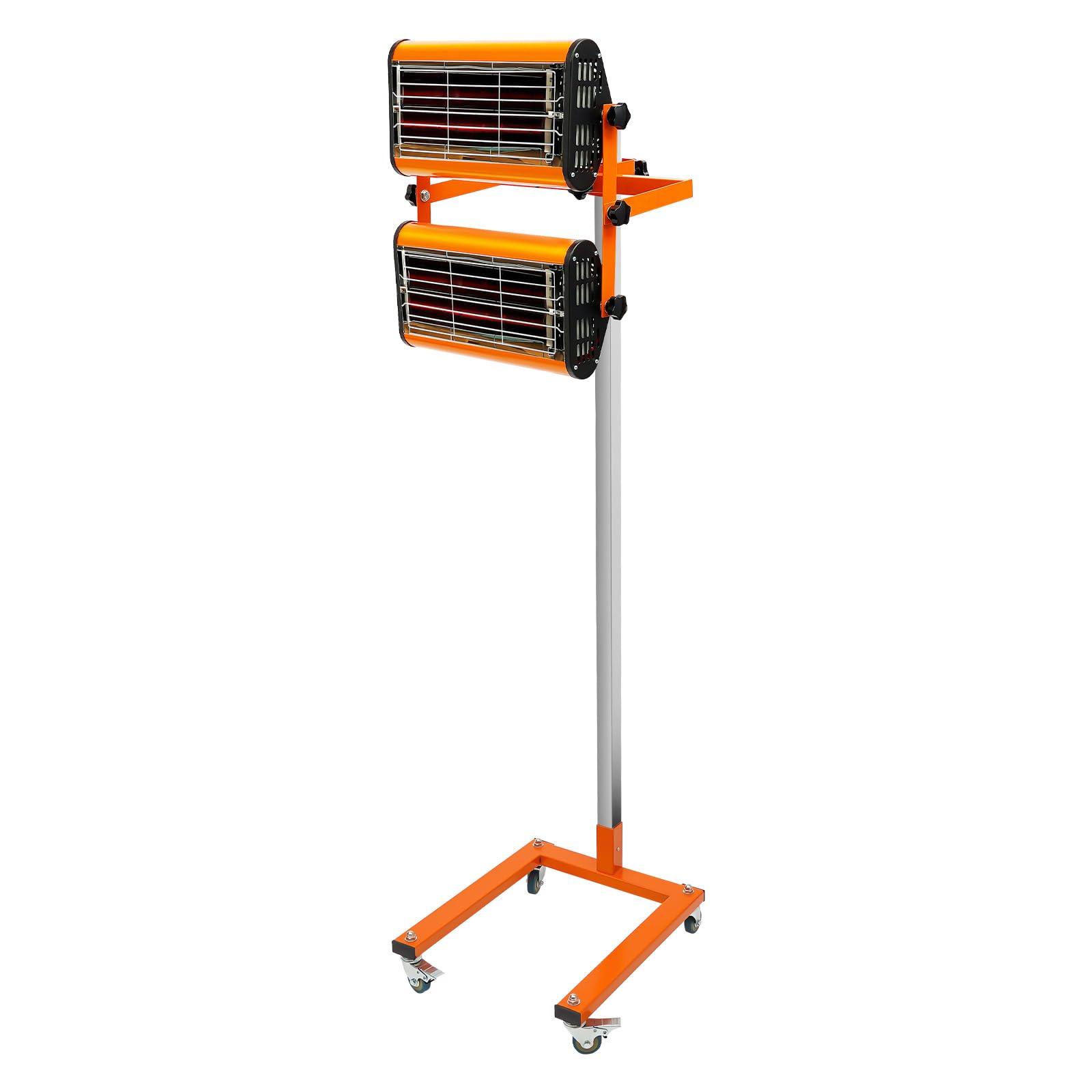 2000W Infrarot Lacktrockner Auto Infrarot-Farbhärtelampe mit 360° Drehung, höhenverstellbarem Halter und Timer-Funktion Karosserie Lacktrockner für das Trocknen von Lacken EU-Stecker