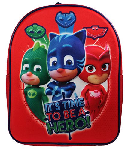 P J Masks Backpack Mochila infantil  32 cm  83 liters  Rojo  Red