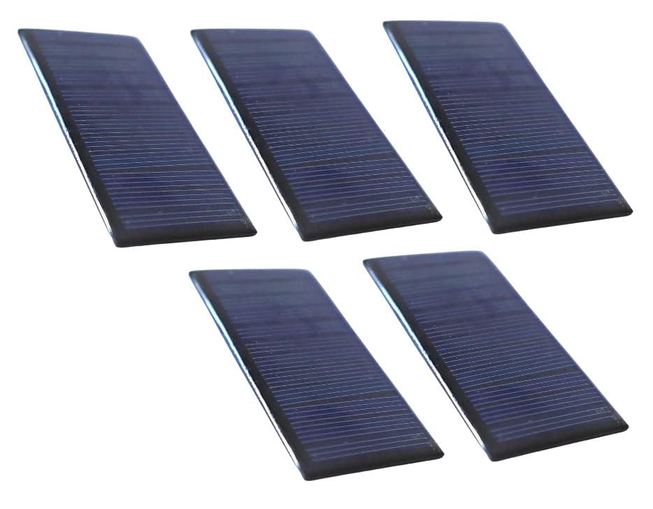 ERH India Mini Solar Panel 80x40 mm 6v 60ma Retangular Shape Solar Cell for School Science Project DIY kit-picture-29