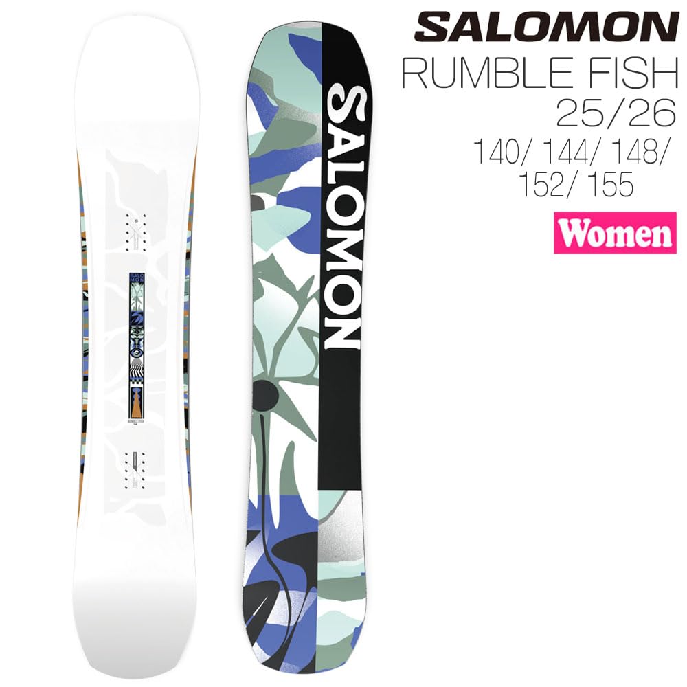 【使用回数2回美品】25-26SALOMON RUMBLE FISH　144cm Amazon.co.jp: 25-26 SALOMON RUMBLE FISH 152cm : Sports & Outdoors