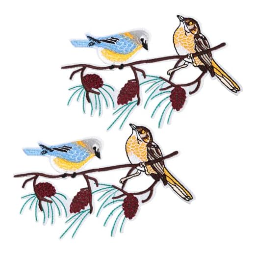Broderitillbehör, broderade lappar Klarfärgade klistermärken för t-shirts