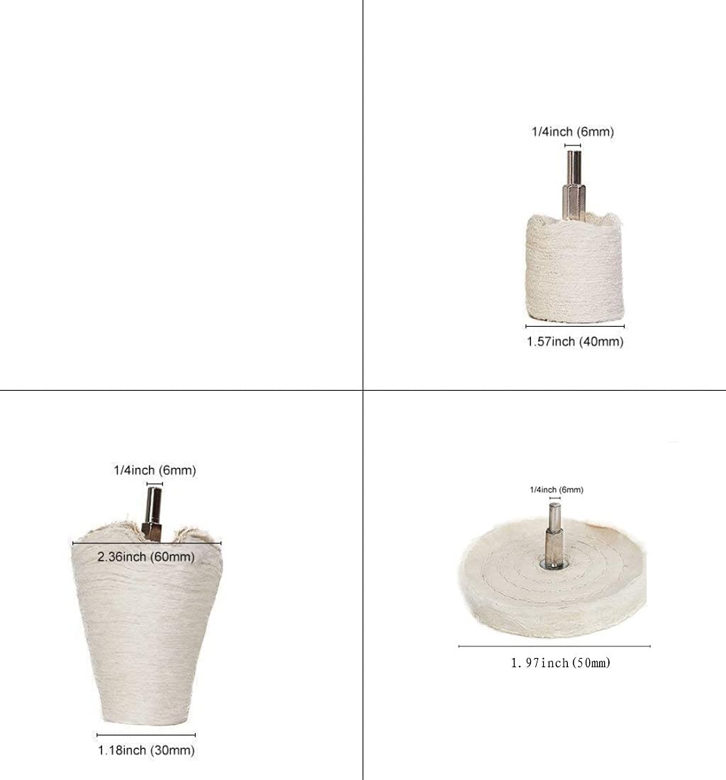 Set 6 Dischi Lucidanti Per Trapano | Per Metallo, Alluminio, Acciaio, Vetro | Con Adattatore | Facili Da Usare - Foto 5