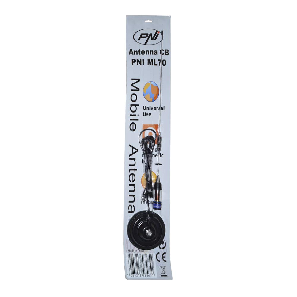 PNI Pack CB Escort HP 8024 ASQ,12-24 V 40 canaux 4 W + CB ML70 Antenne avec Aimant