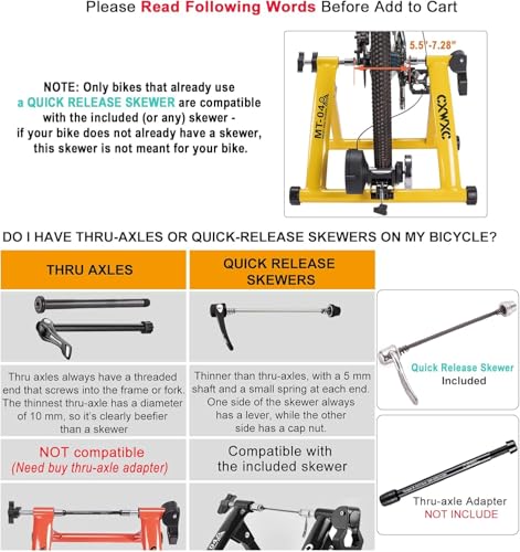 Rodillo para bicicleta de acero con cierre rápido para entrenamiento interior 4