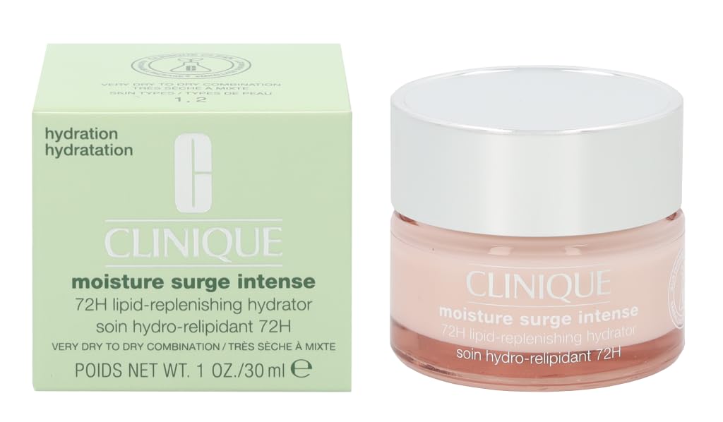 Clinique Moisture Surge Intense 72H Lipid-Replenishing Hydrator Cream-Gel, 30 ml (Paquete de 1)