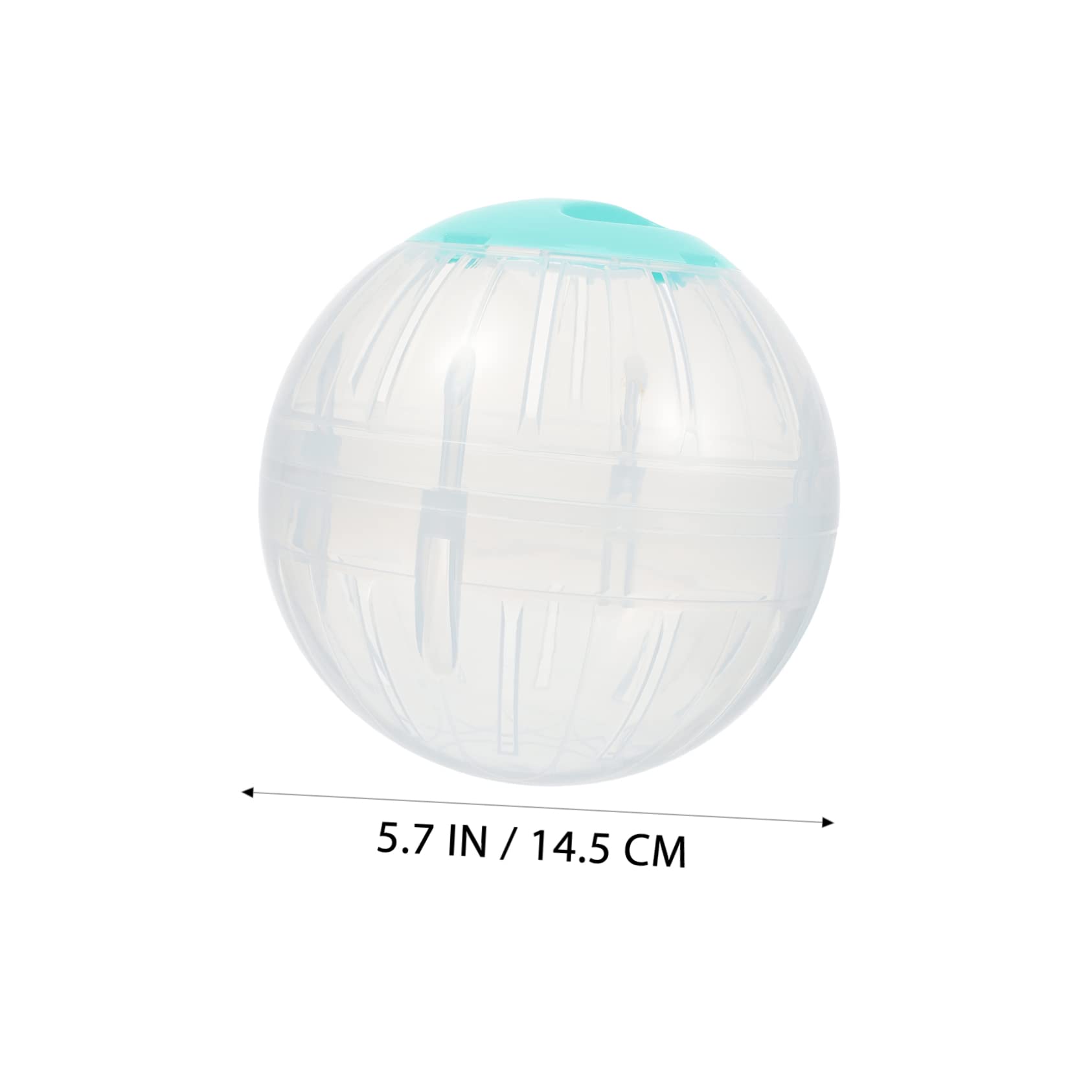 4stücke Hamster Übungskugeln Geräuschlos Große Crystal-laufbälle Für Kleintiere Für Hamster Und Rennmäuse Transparentes Design Fördert Und Fitness